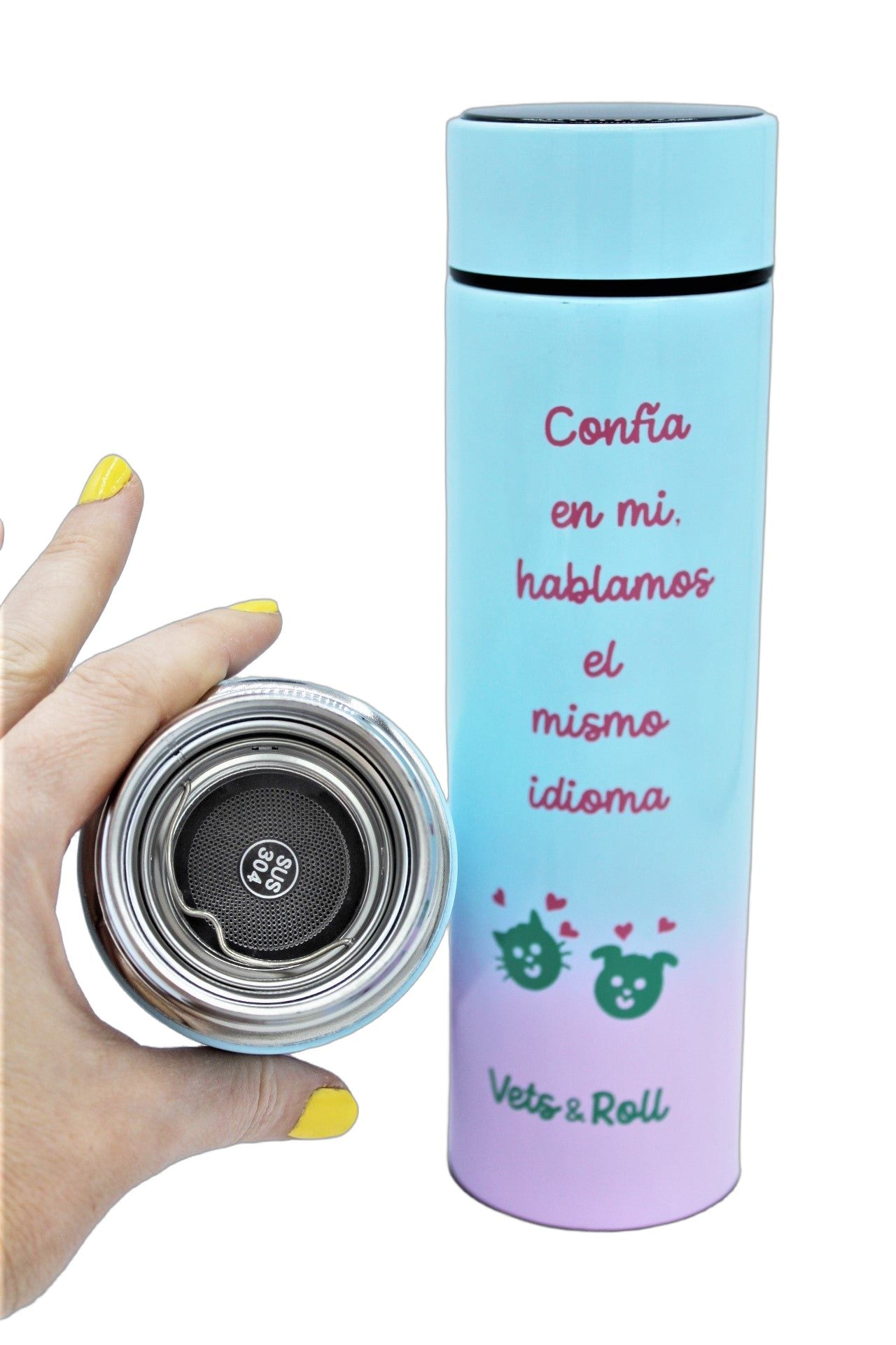 Botella Confía en mí